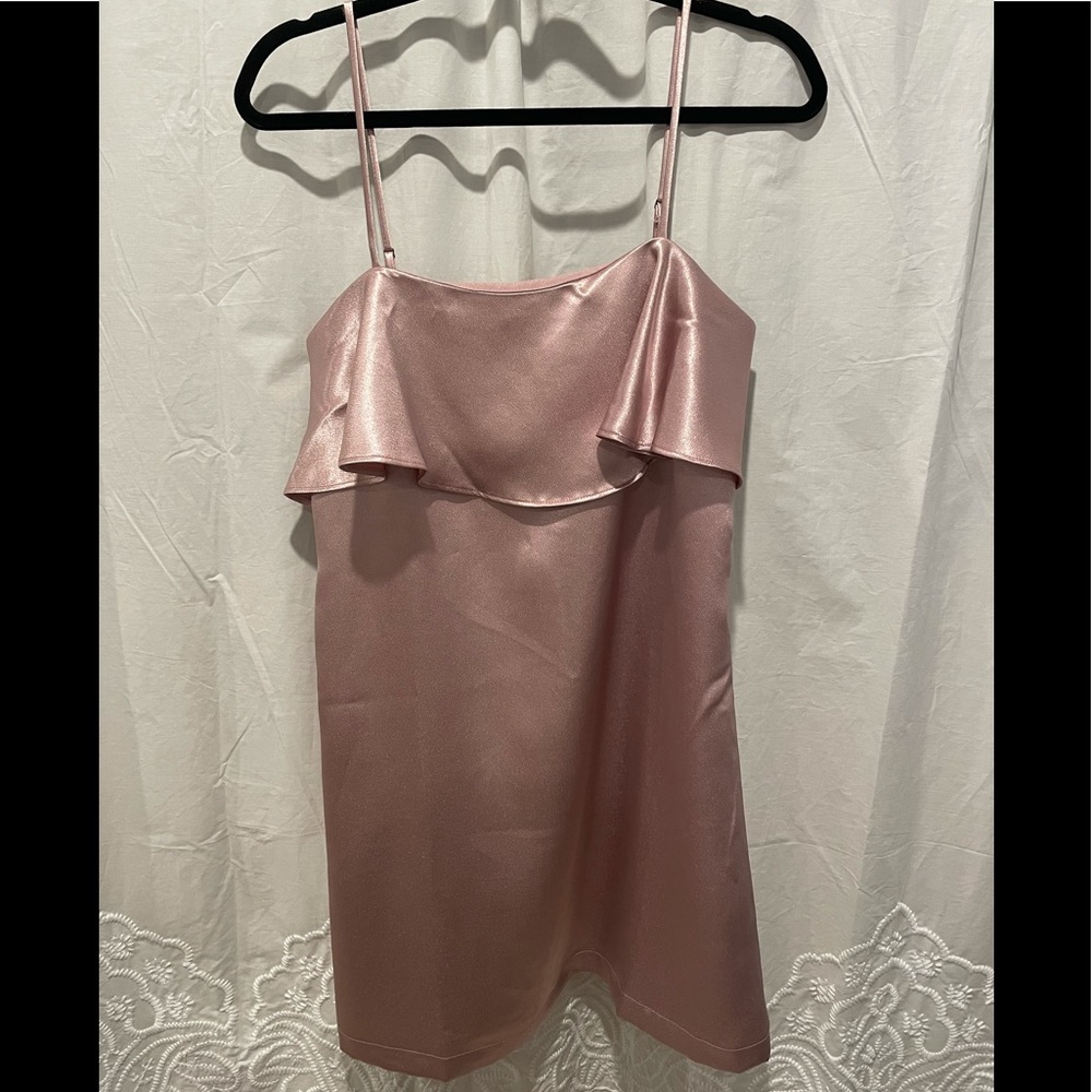 Urban Outfitters Pink Satin Dress